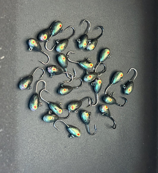 Egg Man UV 1/16 Steelhead / Ice Jig #10 3x  strong Voodoo hook