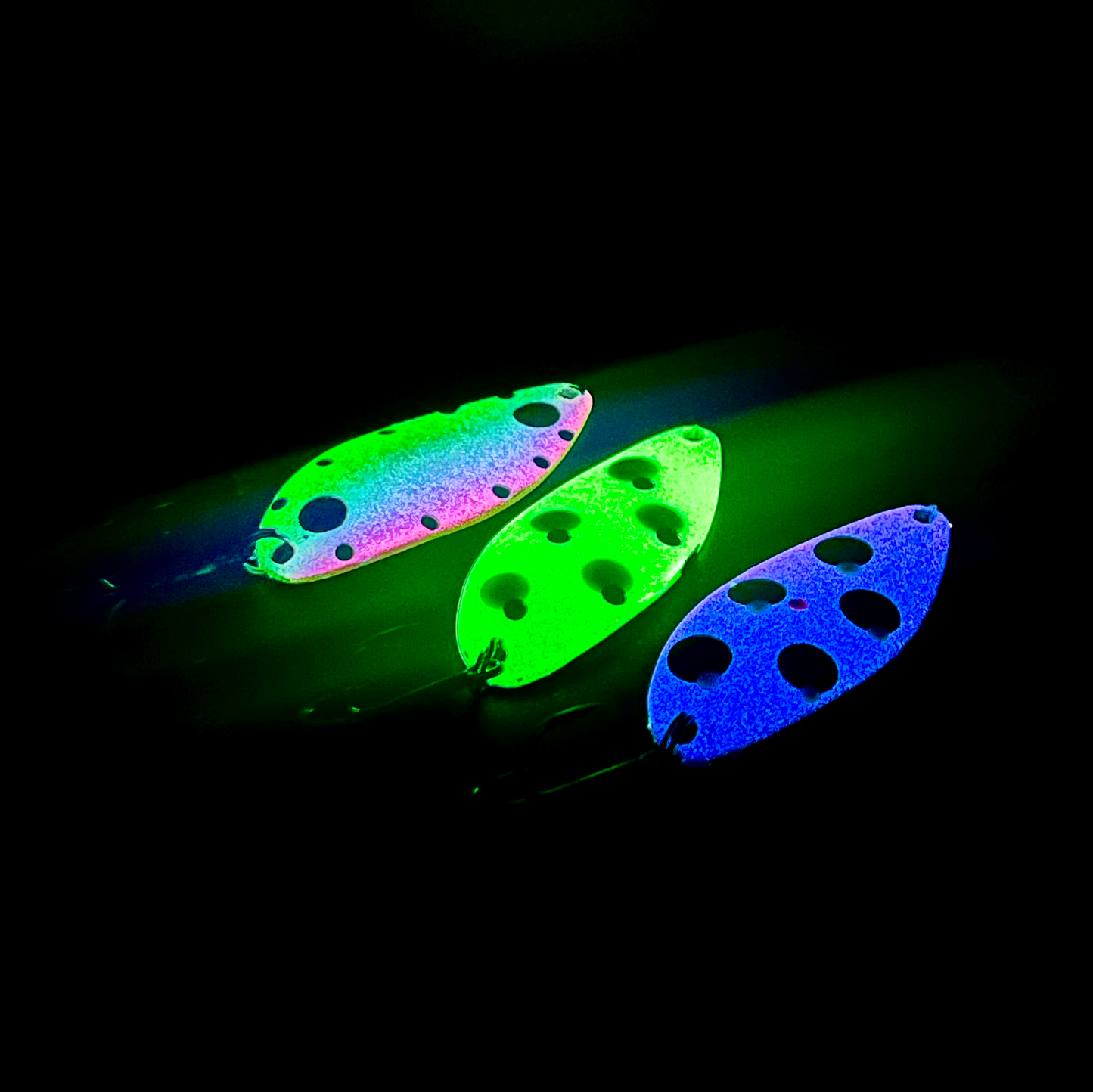 Toxic Waste Super Pink Glow Little Cletus Casting Spoon