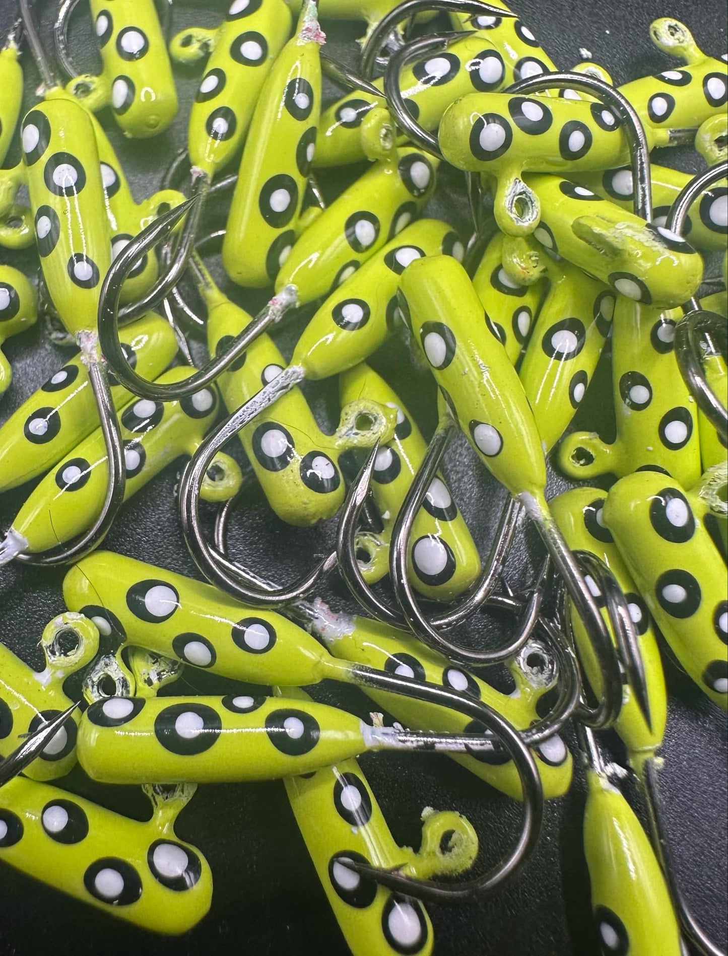 Mutation UV Glow 1/16 oz Steelhead Tube Jig #6 3X Strong Voodoo Hook 2 Pack