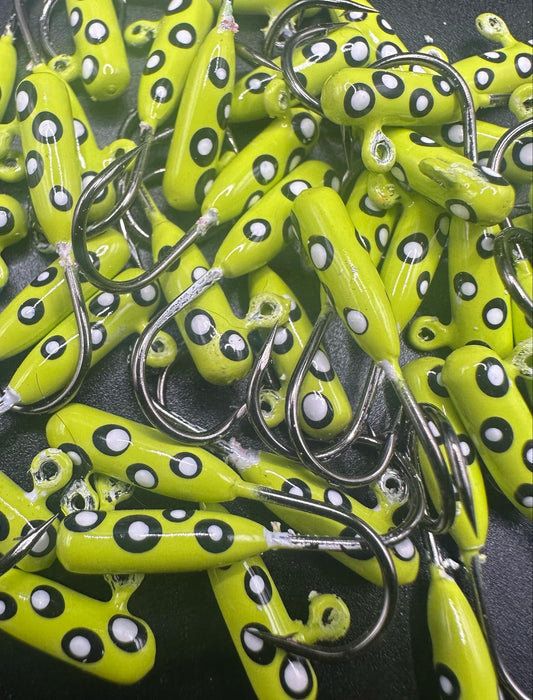 Mutation UV Glow 1/16 oz Steelhead Tube Jig #6 3X Strong Voodoo Hook 2 Pack