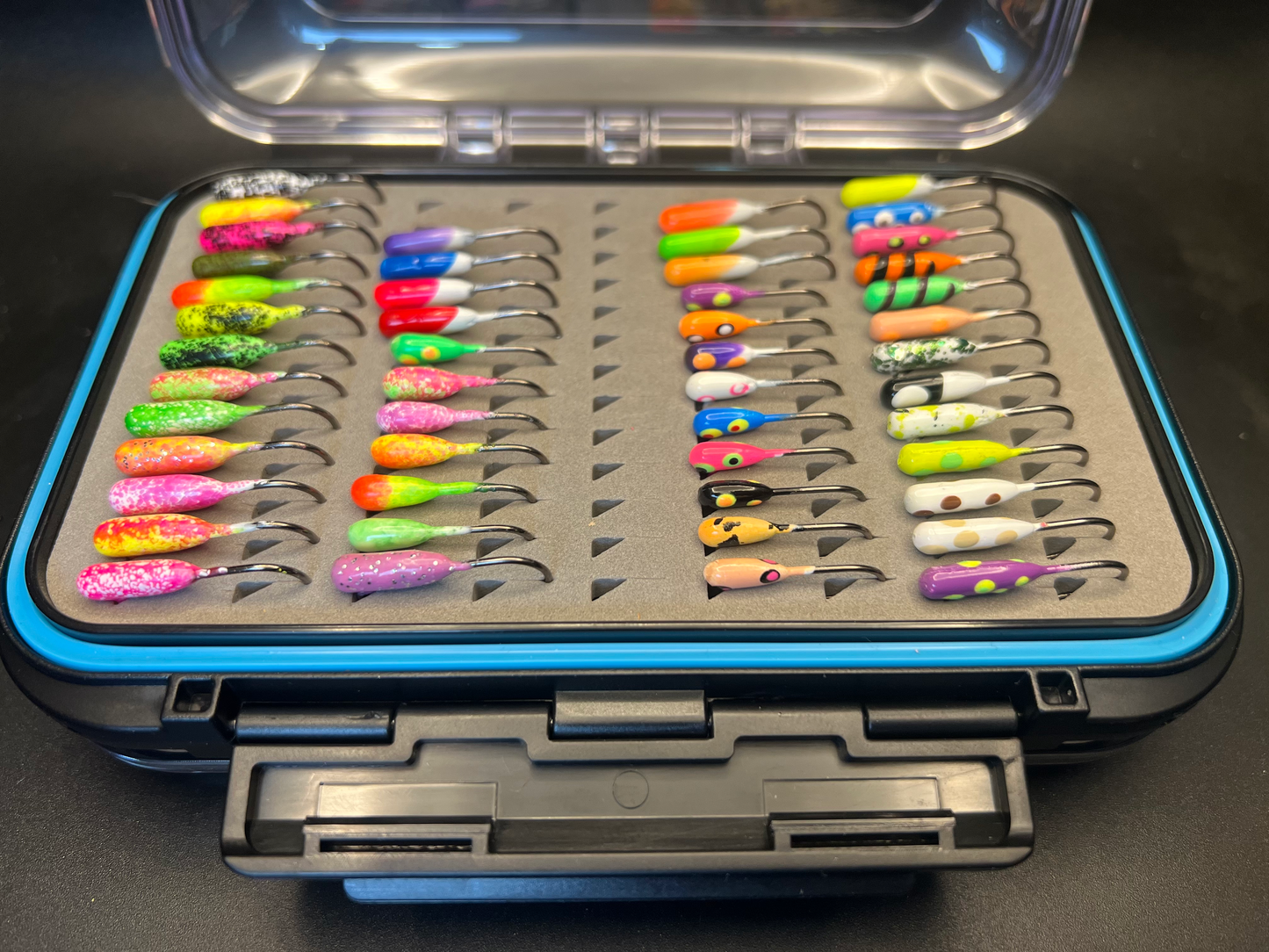 RMA Steelhead Tube Jig Box Double Sided Jig Box 3x  strong Voodoo hooks