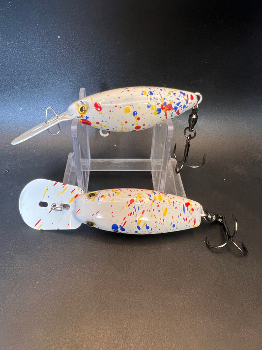 Onederbread UV Not A Tot Rattling Trolling Plug 3x strong hook