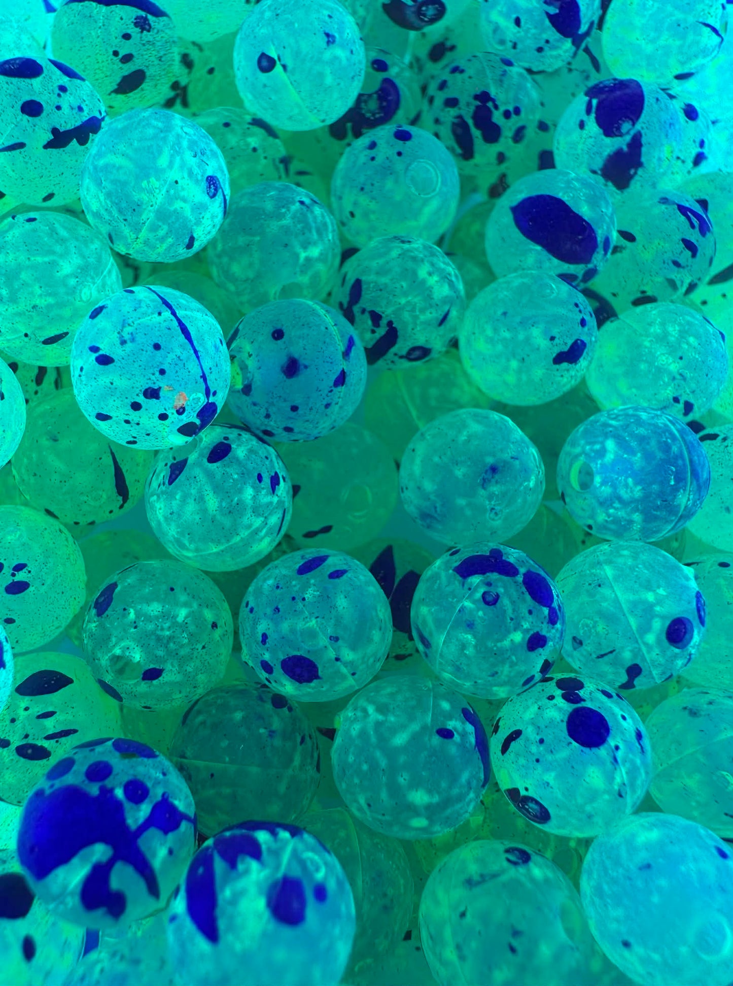Static Shock UV Glow Plastic Fishing Bead Steelhead & Salmon