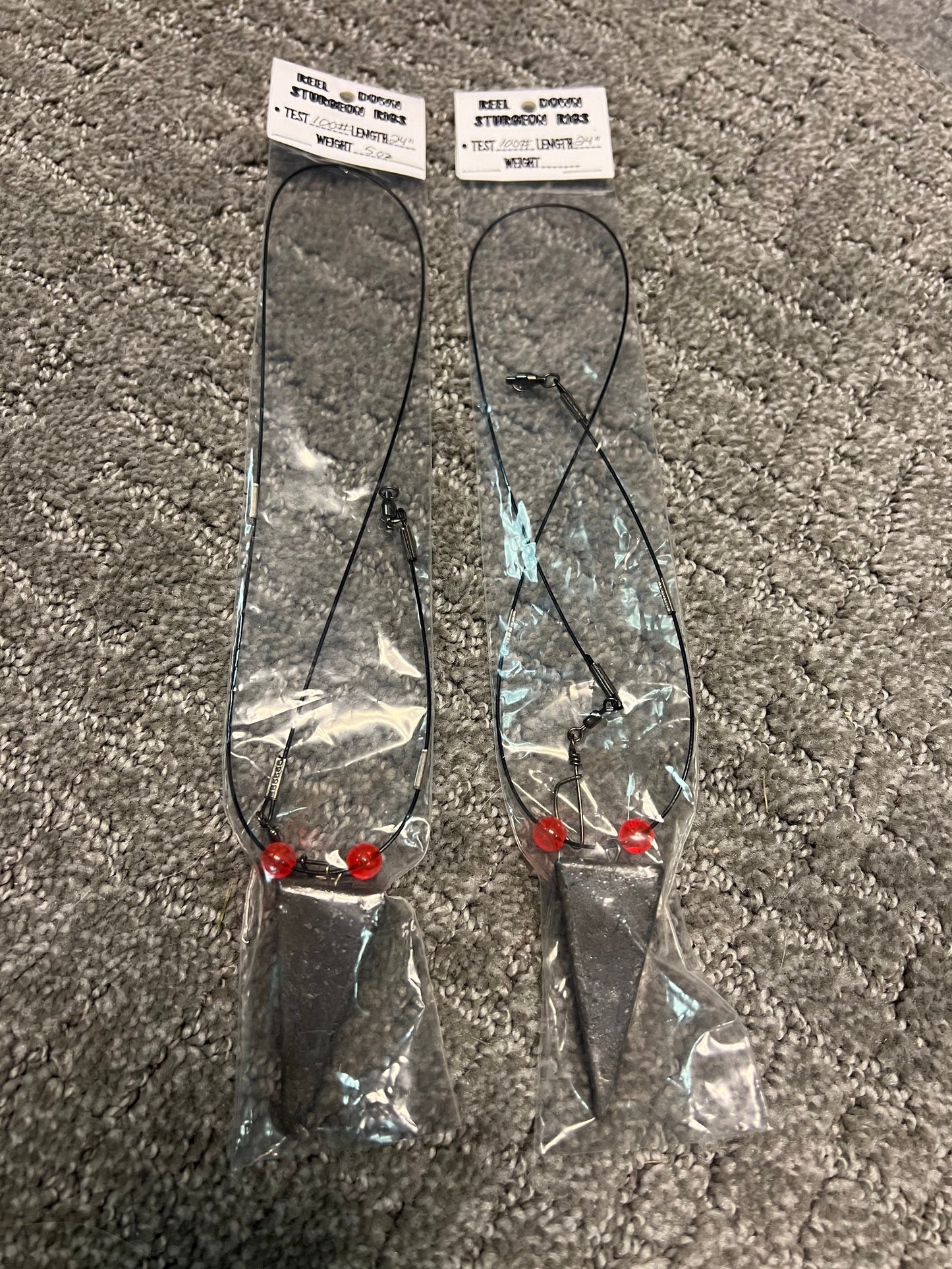 Prime Time Rigs 5oz Sturgeon Rig 100lb  24 inch 100lb Rated
