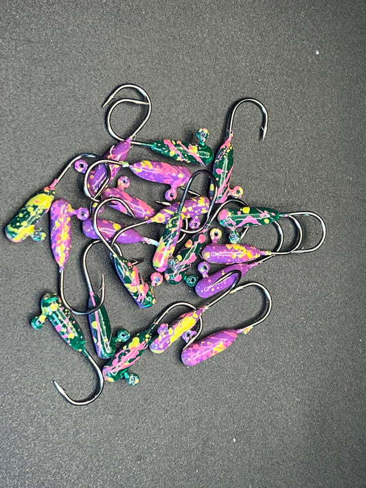 Taco Hell UV Steelhead Tube Jig #4 3X Strong Voodoo Hook 2 Pack