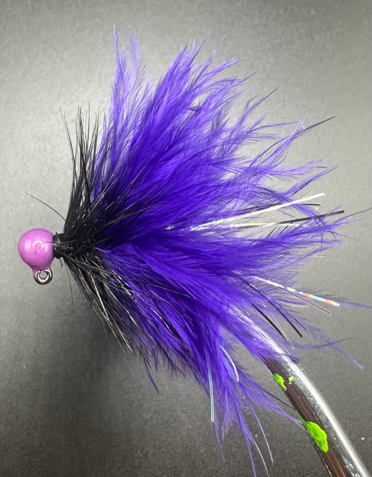 Purple Reign 1/32 oz Maribou Steelhead Jig  #4 Hook