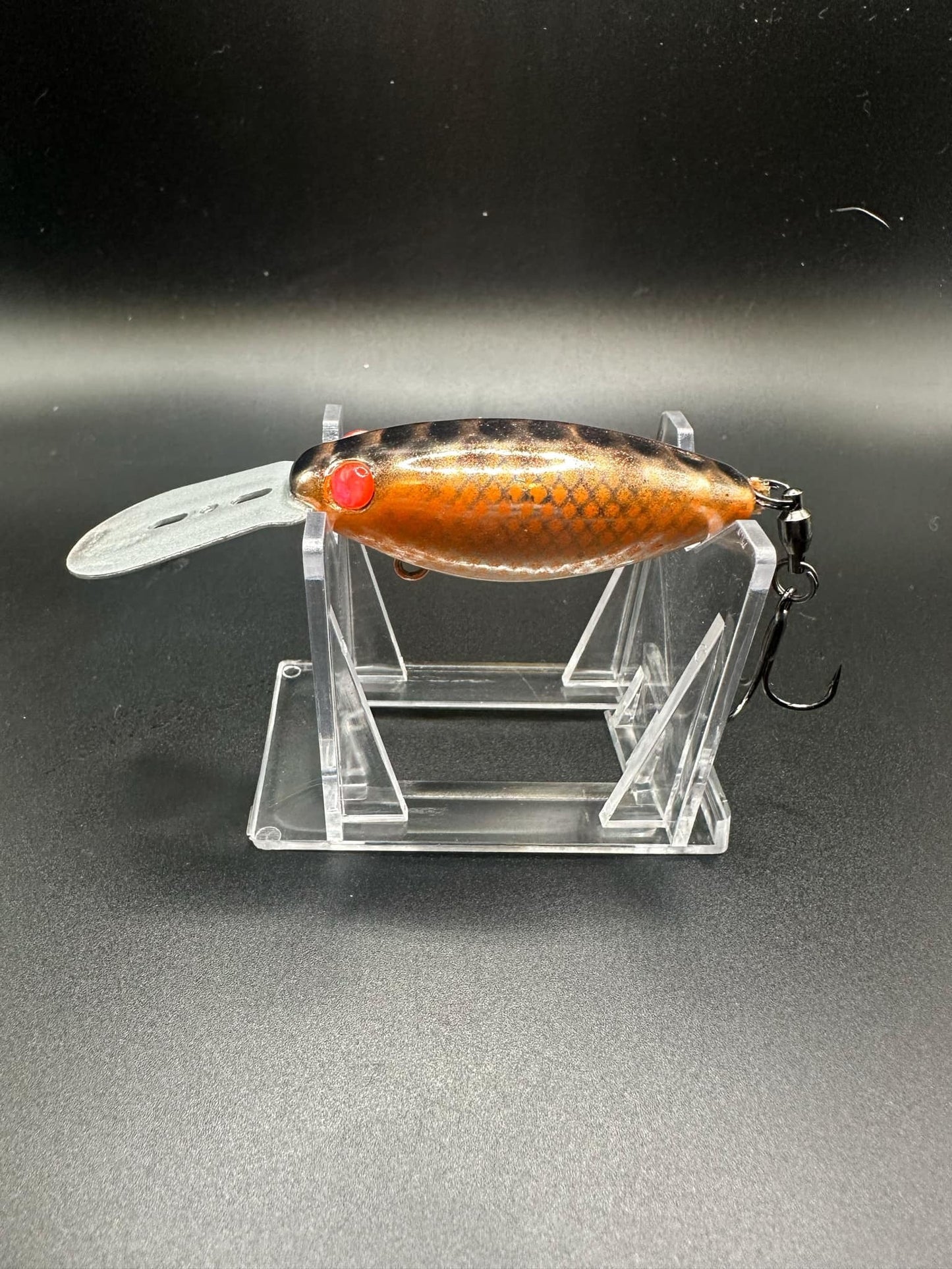 Orange Chromesicle UV Not A Tot Rattling Trolling Plug 3x strong hook