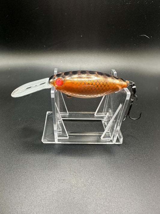 Orange Chromesicle UV Not A Tot Rattling Trolling Plug 3x strong hook