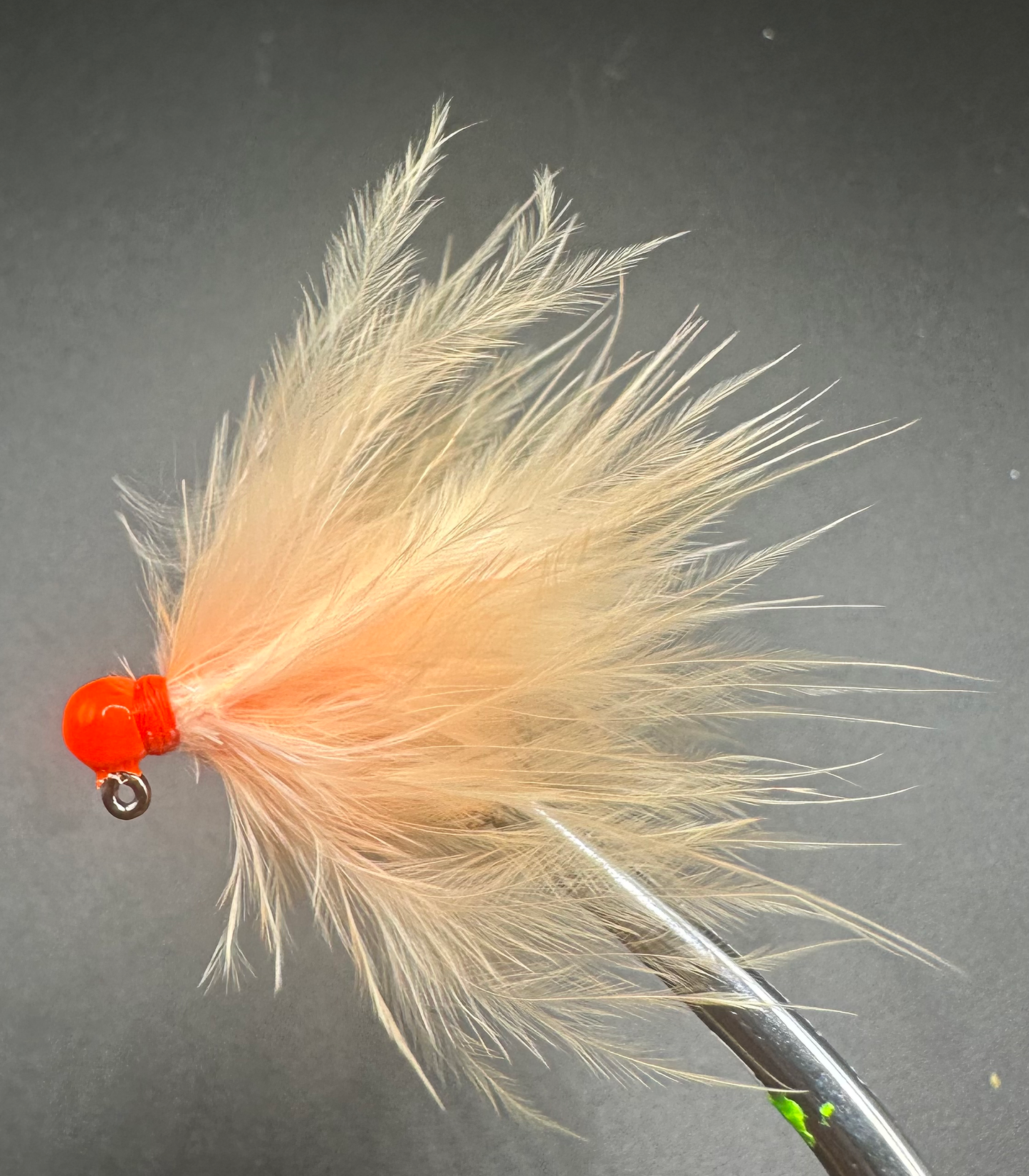 Peaches N’ Cream 1/32 oz Maribou Steelhead Jig  #4  3x Strong Voodoo Hook