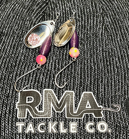 Purple Cowboy Chrome Crusher Inline Spinner — photo 1