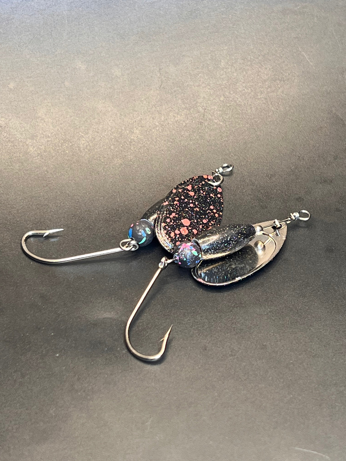 Slammin Salmon Chrome Crusher Inline Spinner — photo 1