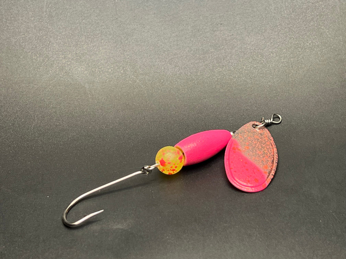 Static Pink Chrome Crusher Inline Spinner — photo 1